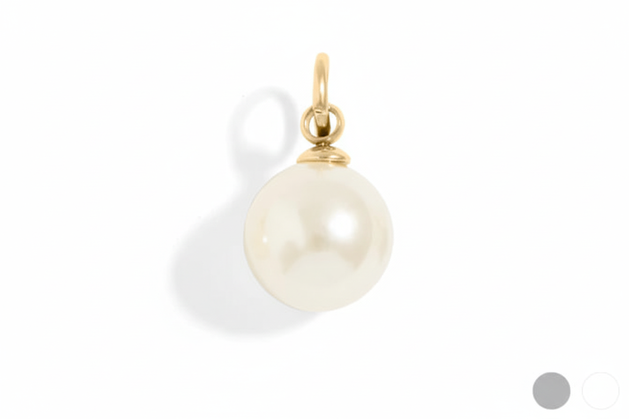Glass Pearl Charms