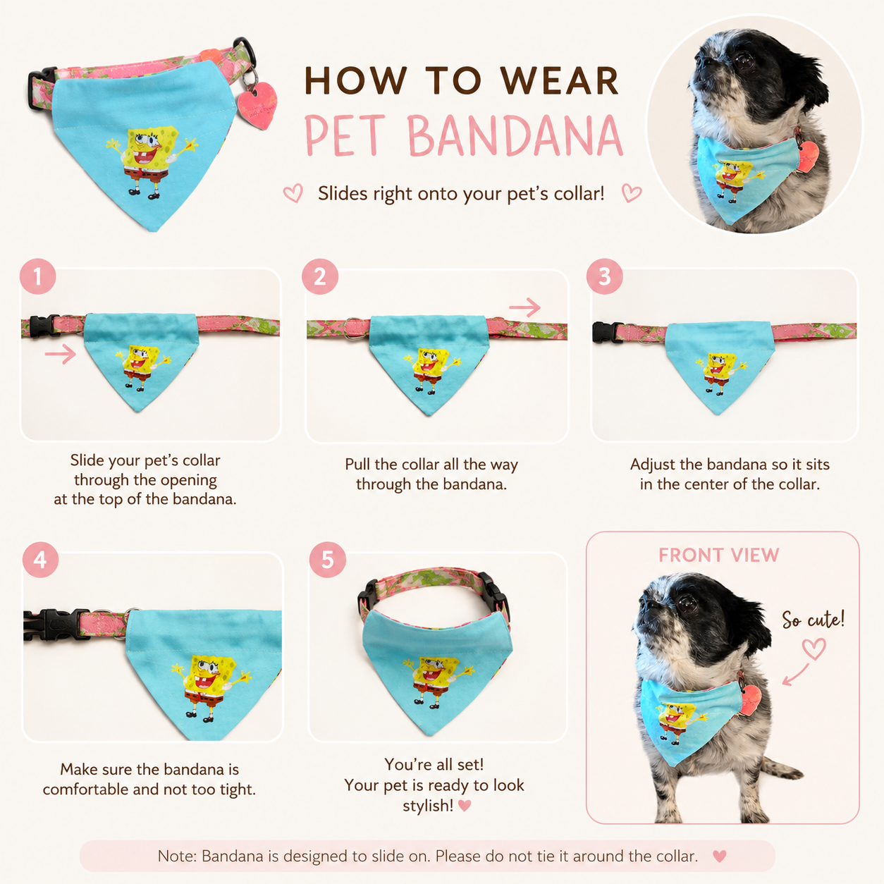 US Flag Pet Bandana