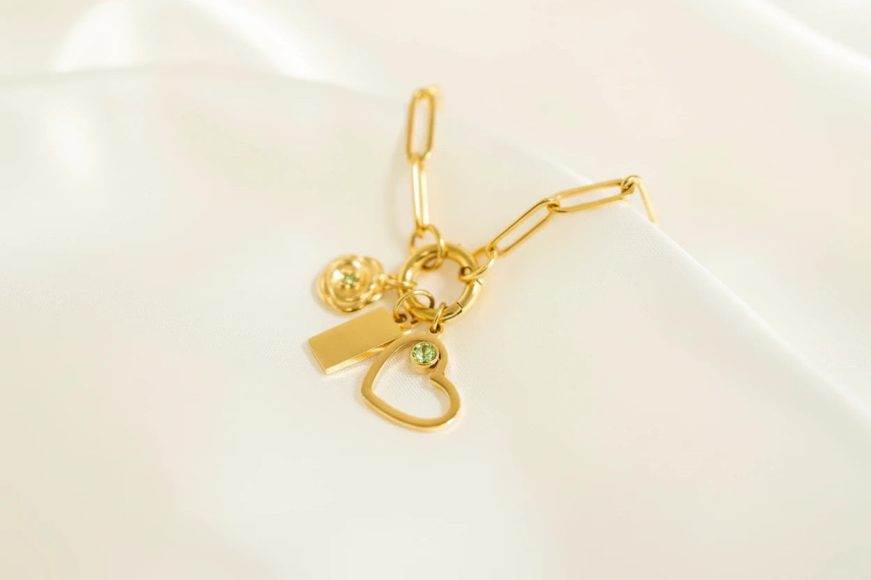 Paperclip Charm Keeper Necklace