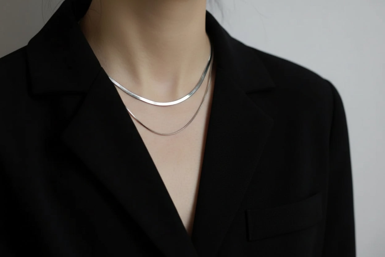 Double Layer Snake Necklace