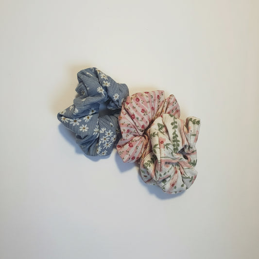 Flowers Scrunchies