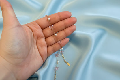 Pink Butterfly Bracelet