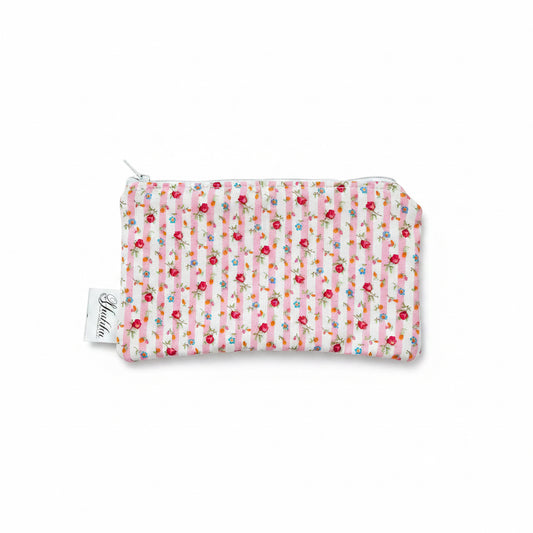 Blush Floral Pouch