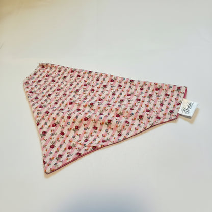 Rosy Stripes Pet Bandana