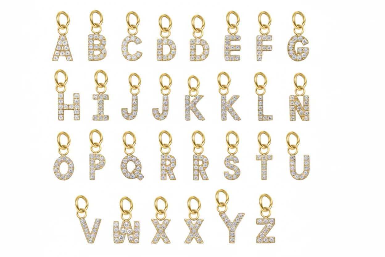 Initial Letter Charm