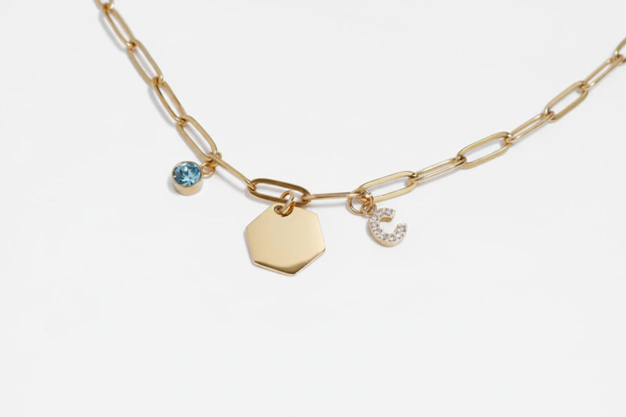 Initial Letter Charm