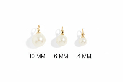 Glass Pearl Charms
