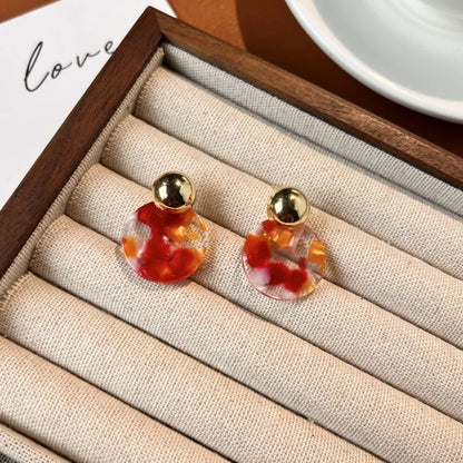 Marble Drop Earrings