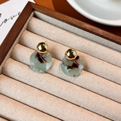 Marble Drop Earrings