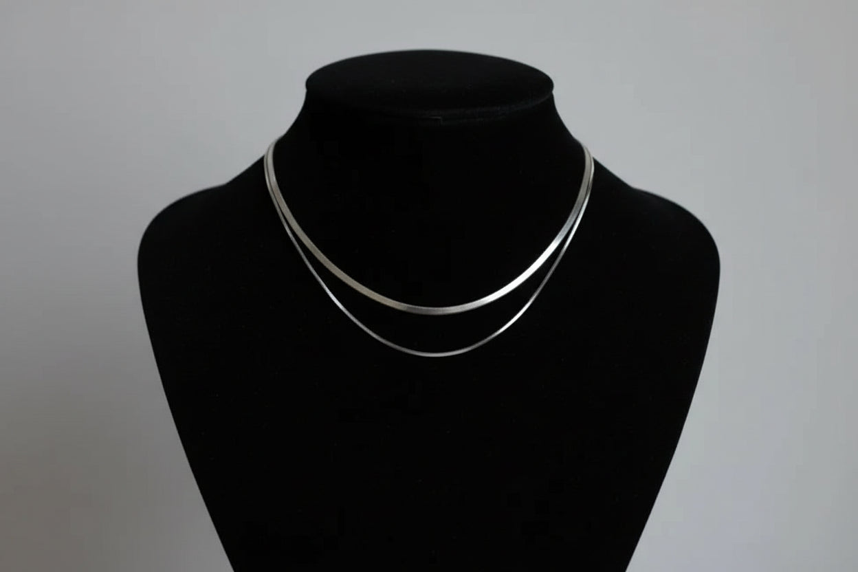 Double Layer Snake Necklace
