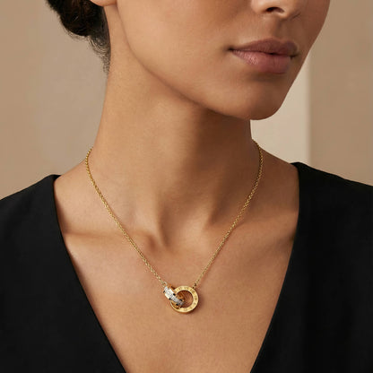 Interlocking Circle Necklace