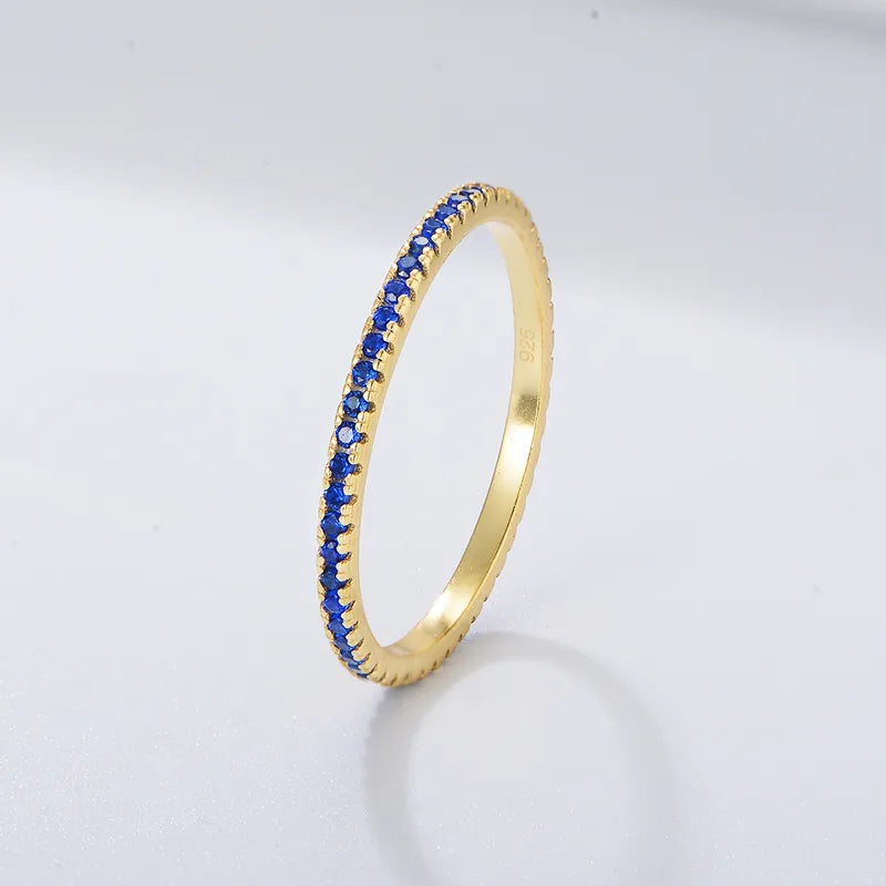 Pave Thin Stack Ring