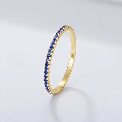 Pave Thin Stack Ring